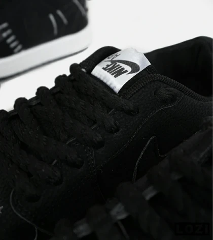 کفش کتانی مردانه و زنانه مشکی سفید نایک NIKE jordan Vodoo
