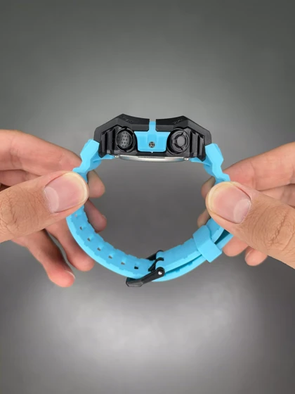 ساعت مچی کاسیو جی-شاک بند آبی Casio G-Shock B001