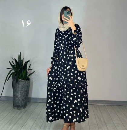 پیراهن مانتویی شکوفه 5