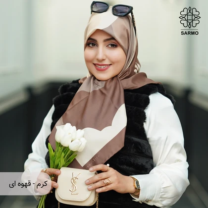 روسری ساتن ابریشم ابرا