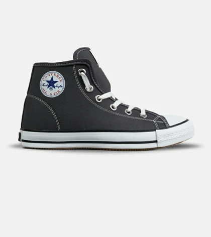 کفش کتانی ساق‌دار مردانه و زنانه طوسی All STAR مدل 7087