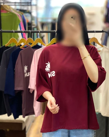 تیشرت قواره دار سان-2491