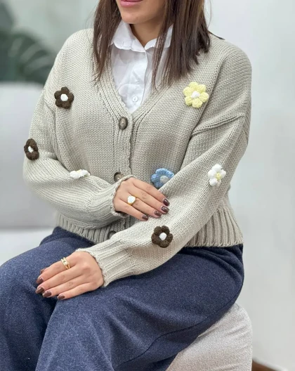 بافت جلو دکمه ترک نازگل