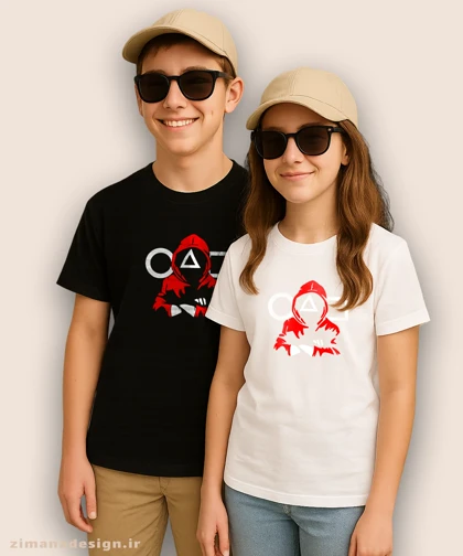 تیشرت بچگانه طرح اسکویید گیم کد 933