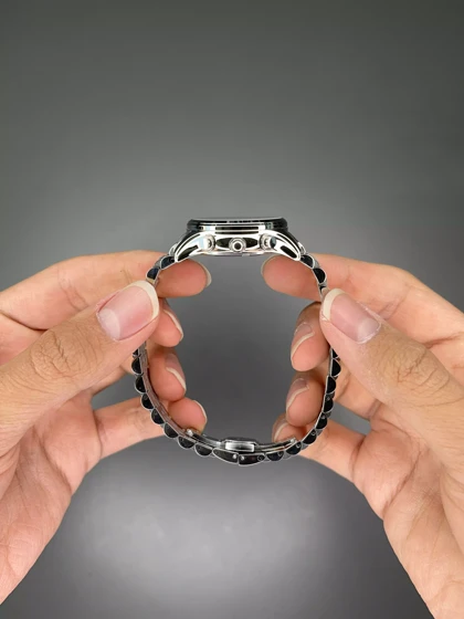 ساعت مچی سیتیزن کورنوگراف سیلور صفحه مشکی Citizen