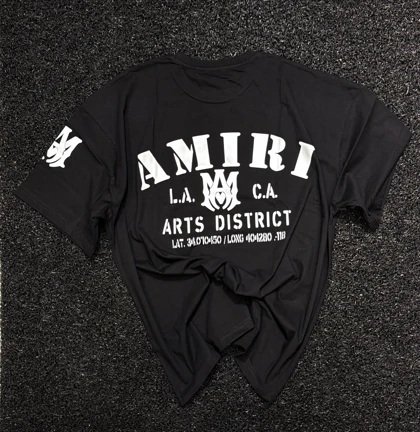 تیشرت امیری AMIRI مردانه قواره لش باکسی پشت چاپ