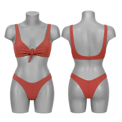 ست بیکینی زنانه مدل Peachy Mochy-5C0384 پوست پیازی