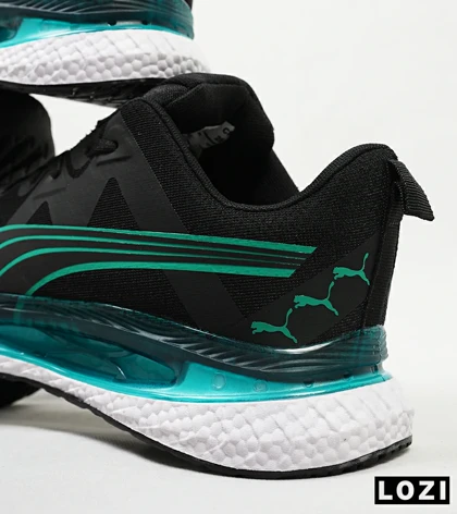 کفش کتانی ورزشی مشکی سبز مردانه PUMA