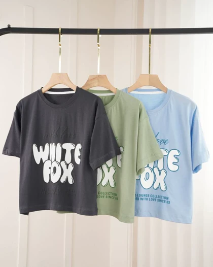 تیشرت رنگی White fox کد 27922