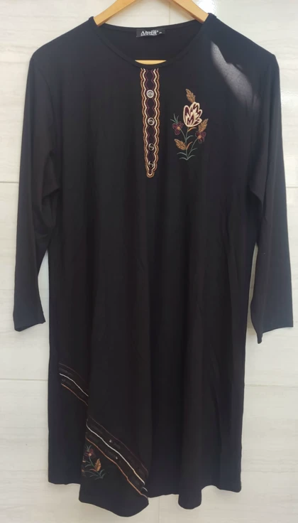 پیراهن زنانه ریون نخ وارداتی گرم بالا ahsen
