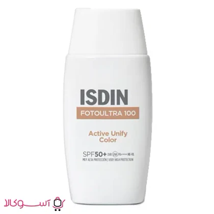 کرم ضد آفتاب رنگی ایزدین مدل active unify حجم 50 میل
