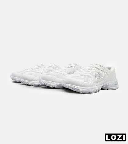 کفش کتانی مردانه و زنانه سفید نیوبالانس 530 مدل 3145