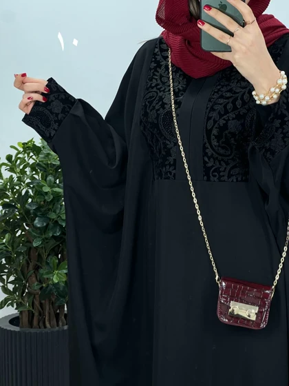 عبای بلند سوزندوزی اسرا 2