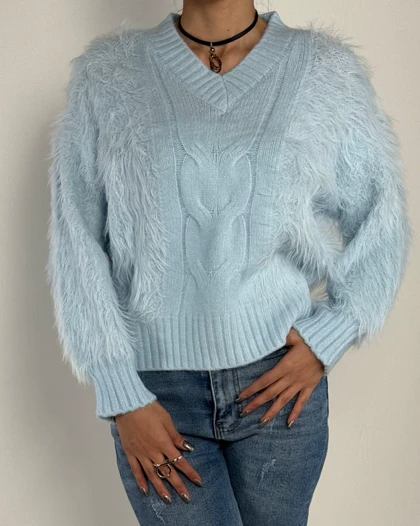 بلوز موهر یقه هفت کد  150078