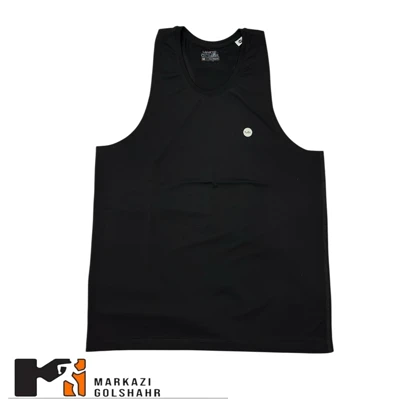 تیشرت ورزشی آستین حلقه‌ای مردانه ملانژ کد 70850