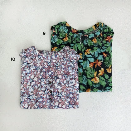 تاپ زنانه حلقه‌ای میکس سه دکمه | آی بولک
