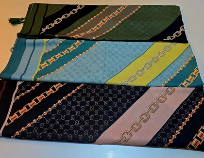 روسری نخی قواره بزرگ میکس زنانه ودخترانه