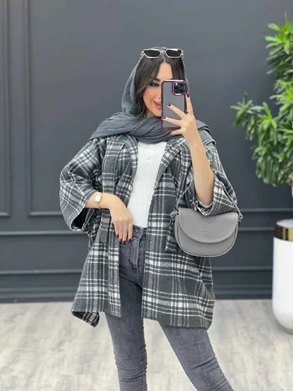پالتو خفاشی بغل دکمه