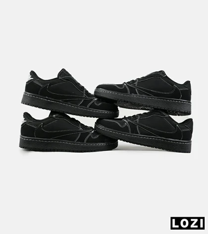 کفش کتانی مردانه مشکی NIKE travis scott مدل 7340