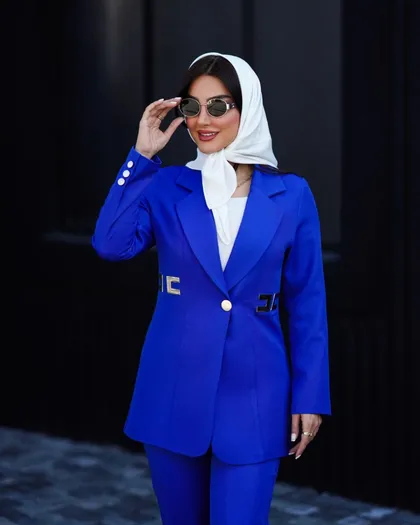 کت و شلوار مدل مجلسی بغل سگک کد 775