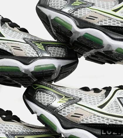 کفش کتانی مردانه و زنانه سفید سبز مشکی NEW BALANCE 1064