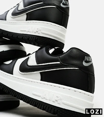 کفش کتانی مردانه و زنانه مشکی سفید نایک NIKE AIR FORCE مدل 4273