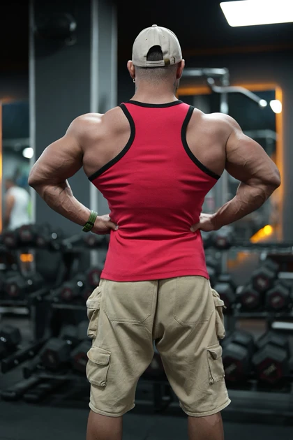 رکابی تنک تاپ قهرمانی آیسان اسلامی قرمز