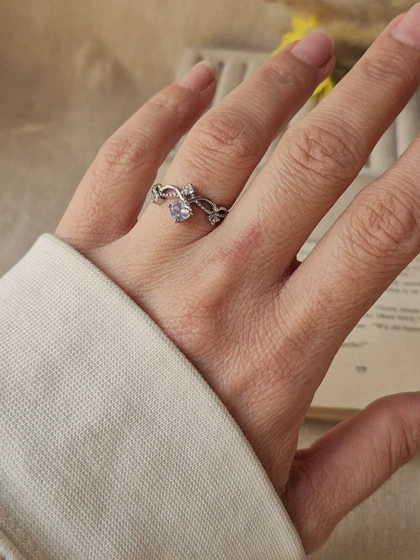 انگشتر جواهری فری سایز تاج