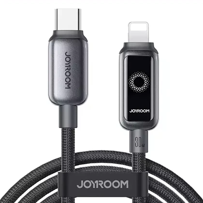 کابل تایپ سی به لایتنینگ جویروم JOYROOM مدل S-A55 توان 30 وات 1.2 متر