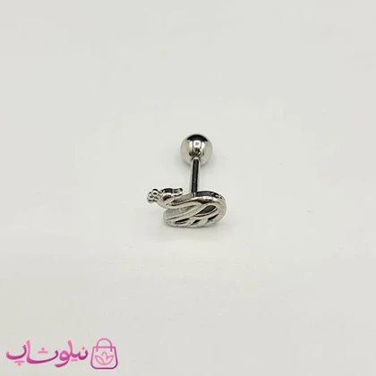 پیرسینگ گوش طرح قو کد 89