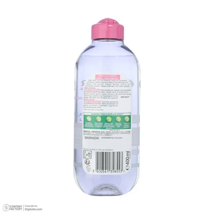 محلول پاک کننده آرایش صورت گارنیه مدل Skin Naturals حجم 400 میلی لیتر