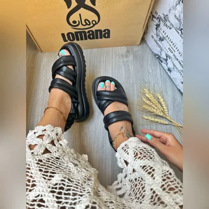 صندل ضربدری پفکی پشت‌کش _ 1455