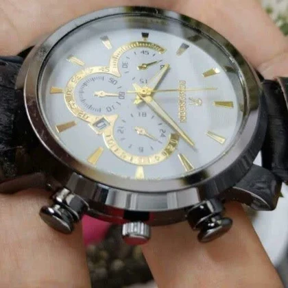 ساعت مچی مردانه حراج تقویم فعال رنگ ثابت شب نما کیفیت عالیباتری اضافی