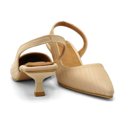 کفش مجلسی زنانه پاشنه‌دار 3 سانت مدل sandal valentino - 0097