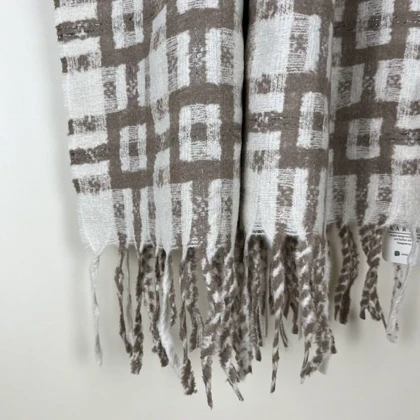 شال پاییزه موهر طرح مربعی 20519