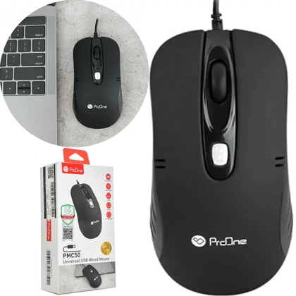 ماوس با سیم پرووان (ProOne) با اتصال USB مدل PMC50