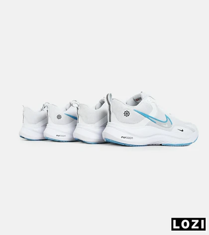 کفش کتانی مردانه و زنانه سفید آبی NIKE Lebron 22 Guide V.02
