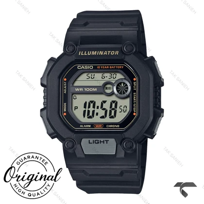 ساعت کاسیو مردانه W-737HX-1AV اصل مشکی Casio-11948-G