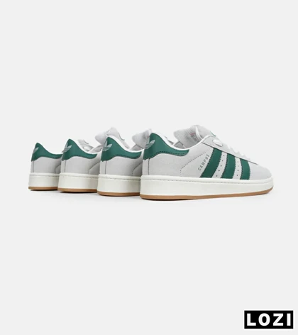 کفش کتانی مردانه و زنانه طوسی سبز ADIDAS Campus مدل 6485