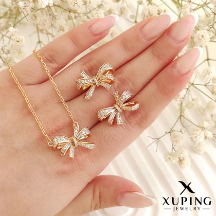 نیمست پاپیون نگین‌دار ژوپینگ (با زنجیر)