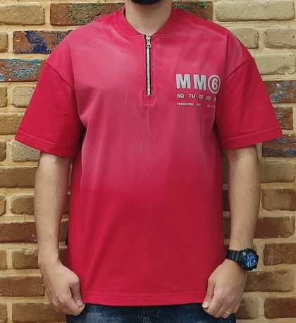 تیشرت نیم زیپ پارچه ترک