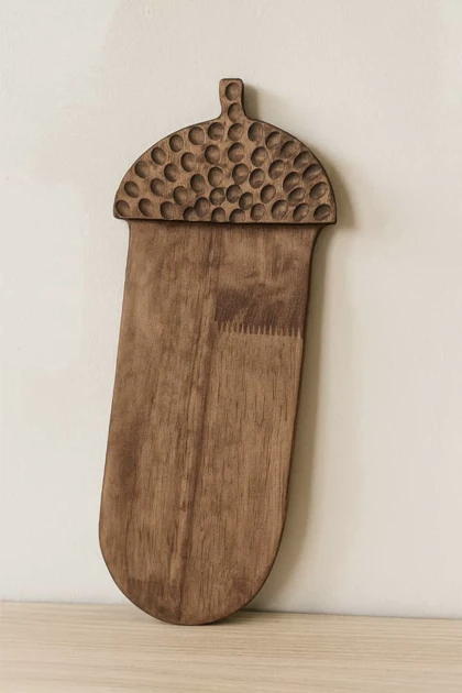 سینی سرو بلوط چوبی
