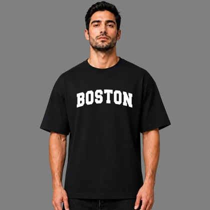 تیشرت طرح بوستون boston