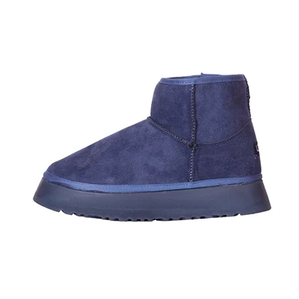 نیم بوت زنانه مدل ugg_آبی نفتی کد 1555