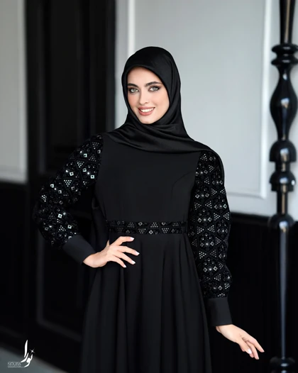 پیراهن آنیل مشکی