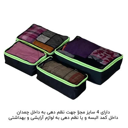 نظم دهنده چمدان مدل FORWARD - FCLT44112 سری چهار عددی