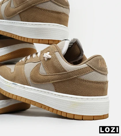 کفش کتانی مردانه قهوه ای کرم نایک NIKE SB