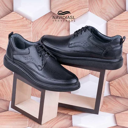 کفش مردانه چرم اداری و روزانه کد 7017003