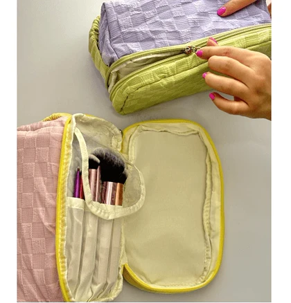 واش بگ دو تیکه دسته چروک رنگ رندوم