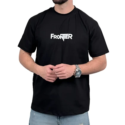 تیشرت مردانه مشکی طرح مجسمه